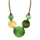 Collana con Dischi in Resina — foto 3