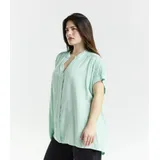 T-Shirt & Top(D) Genere T-Shirt Donna Estate Made in Italia Quotidiano Vari Colori Oversize Monocromo — foto 3