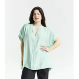 T-Shirt & Top(D) Genere T-Shirt Donna Estate Made in Italia Quotidiano Vari Colori Oversize Monocromo — foto 1