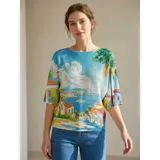 T-Shirt Maglie Donna Autunno Made in Italia Quotidiano Vari Colori Standard — foto 1