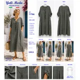 Vestiti Genere Vestiti Donna Primavera/Estate Made in Italia Quotidiano Colore Unico Oversize — foto 5