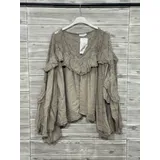 Camicie(D) Genere Camicetta Donna Estate Made in Italia Quotidiano Vari Colori Standard Fiori Cotone — foto 3