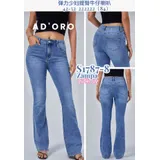 Jeans(D) Genere Jeans Bootcut Donna Quattro stagioni Made in Cina Tempo libero Vari Colori Curvy(taglie forti) — foto 1