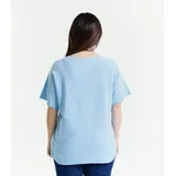 Curvy nome Genere Maglie Donna Primavera/Estate Made in Italia Quotidiano Vari Colori Curvy(taglie forti) Monocromo — foto 5