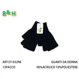 Guanti senza Dita Autunno/Inverno Made in Cina Colore Unico — foto 1