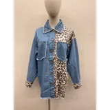 Giacche(D) Genere Giacca di Jeans Giacca Donna Primavera/Estate Made in Cina Quotidiano Colore Unico Standard — foto 1