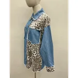 Giacche(D) Genere Giacca di Jeans Giacca Donna Primavera/Estate Made in Cina Quotidiano Colore Unico Standard — foto 4