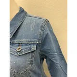 Giacche(D) Genere Giacca di Jeans Giacca Donna Primavera/Estate Made in Cina Quotidiano Colore Unico Standard — foto 4