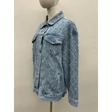 Giacche(D) Genere Giacca di Jeans Giacca Donna Primavera/Estate Made in Cina Quotidiano Colore Unico Standard — foto 5