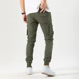 Pantaloni Cargo Uomo Primavera Made in Cina Quotidiano Vari Colori Standard — foto 3
