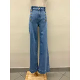 Jeans(D) Genere Jeans Larghi Donna Primavera/Estate Made in Cina Quotidiano Colore Unico Standard — foto 2
