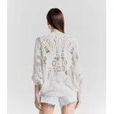 Cardigan Cardigan Donna Primavera/Estate Made in Italia Quotidiano Colore Unico Standard — foto 4
