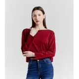 Pullover Pullover Donna Primavera/Estate Made in Italia Quotidiano Colore Unico Standard — foto 3