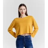 Pullover Pullover Donna Primavera/Estate Made in Italia Quotidiano Colore Unico Standard — foto 4