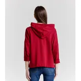 Con il Capello Pullover Donna Primavera/Estate Made in Italia Quotidiano Colore Unico Standard — foto 4