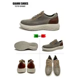 Sneakers basse Uomo Primavera Made in Cina Tempo libero Plateau Anteriore Tonda — foto 4