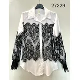 Camicia Camicia Donna Primavera Made in Italia Tempo libero Vari Colori Standard Monocromo Cotone — foto 1