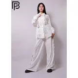 Donna Completo Primavera/Estate Made in Cina Tempo libero Colore Unico Standard Pizzo — foto 3