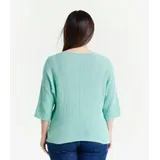 Curvy nome Genere Maglie Donna Primavera/Estate Made in Italia Quotidiano Vari Colori Curvy(taglie forti) Monocromo — foto 5
