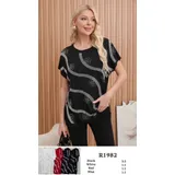Felpa T-Shirt Camicetta Camicia Casual Donna Primavera/Estate Made in Italia Quotidiano Vari Colori Standard — foto 1