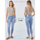 Jeans(D) Genere Jeans Skinny Donna Quattro stagioni Made in Cina Quotidiano Colore Unico Standard — foto 1