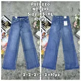 Jeans Bootcut Donna Quattro stagioni Made in Cina Quotidiano Colore Unico Standard — foto 1