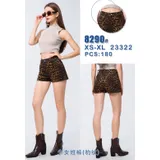 Jeans Corto Donna Primavera/Estate Made in Cina Quotidiano Standard Maculata — foto 1