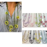 Collana Primavera/Estate Made in Cina Tempo libero Vari Colori — foto 1