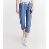 Pantaloni Eleganti Donna Primavera/Estate Made in Italia Quotidiano Colore Unico Standard — foto 5