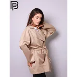 Giacca Cappotti Trench Donna Primavera/Estate Made in Cina Quotidiano Colore Unico Standard Monocromo — foto 2
