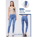 Jeans(D) Genere Jeans Skinny Donna Primavera/Estate Made in Cina Tempo libero Colore Unico Standard Monocromo — foto 1