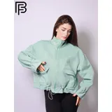 Giacca Leggere Giacca Donna Primavera/Estate Made in Cina Tempo libero Colore Unico Standard Monocromo — foto 3