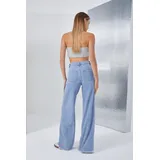 Jeans(D) Genere Jeans Larghi Donna Quattro stagioni Made in Cina Tempo libero Colore Unico Standard — foto 4