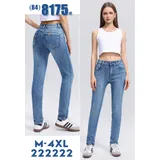 Jeans(D) Genere Jeans Skinny Donna Primavera/Estate Made in Cina Tempo libero Colore Unico Curvy(taglie forti) Monocromo — foto 1