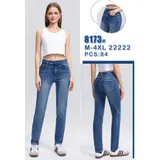 Jeans(D) Genere Jeans Skinny Donna Primavera/Estate Made in Cina Tempo libero Colore Unico Curvy(taglie forti) Monocromo — foto 1