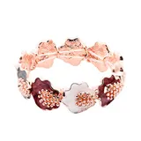 Bracciali Elastici a Fiore Smaltato con Grappolo di Stami — foto 4