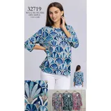 Felpa T-Shirt Camicetta Camicia Casual Donna Primavera/Estate Made in Italia Quotidiano Vari Colori Standard — foto 1