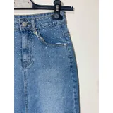 Gonna Lunga in Denim con Brillantini — foto 3