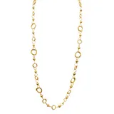 Collana Lunga a Catena Cerchi con Palline — foto 5