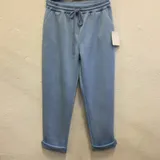 Pantaloni(D) Genere Pantaloni Donna Primavera/Estate Made in Italia Quotidiano Vari Colori Standard Monocromo — foto 1
