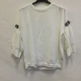 T-Shirt & Top(D) Genere T-Shirt Donna Quattro stagioni Made in Cina Quotidiano Colore Unico Standard Monocromo — foto 3