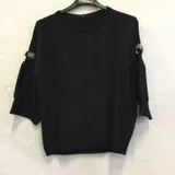 T-Shirt & Top(D) Genere T-Shirt Donna Quattro stagioni Made in Cina Quotidiano Colore Unico Standard Monocromo — foto 4