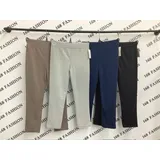 Pantaloni Donna Autunno Made in Italia Quotidiano Vari Colori Standard — foto 1