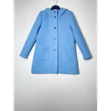Cappotto Lungo con Tasche Bottoni e Cappuccio — foto 5