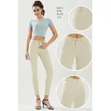Jeans(D) Genere Jeans Skinny Donna Quattro stagioni Made in Cina Tempo libero Colore Unico Curvy(taglie forti) Monocromo — foto 4