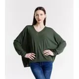 Pullover Pullover Donna Primavera/Estate Made in Italia Quotidiano Colore Unico Standard — foto 5