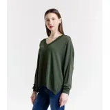 Pullover Pullover Donna Primavera/Estate Made in Italia Quotidiano Colore Unico Standard — foto 3