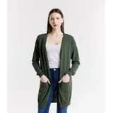 Cardigan Cardigan Donna Primavera/Estate Made in Italia Quotidiano Colore Unico Standard — foto 5