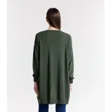 Cardigan Cardigan Donna Primavera/Estate Made in Italia Quotidiano Colore Unico Standard — foto 4