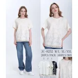 Felpa T-Shirt Camicetta Camicia Casual Donna Primavera/Estate Made in Italia Quotidiano Vari Colori Standard — foto 1